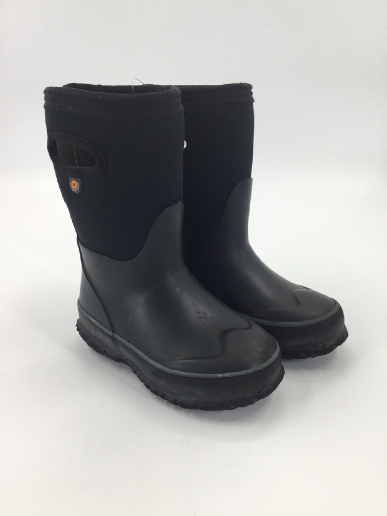Bogs Child Size 11 Black Rain/Snow Boots