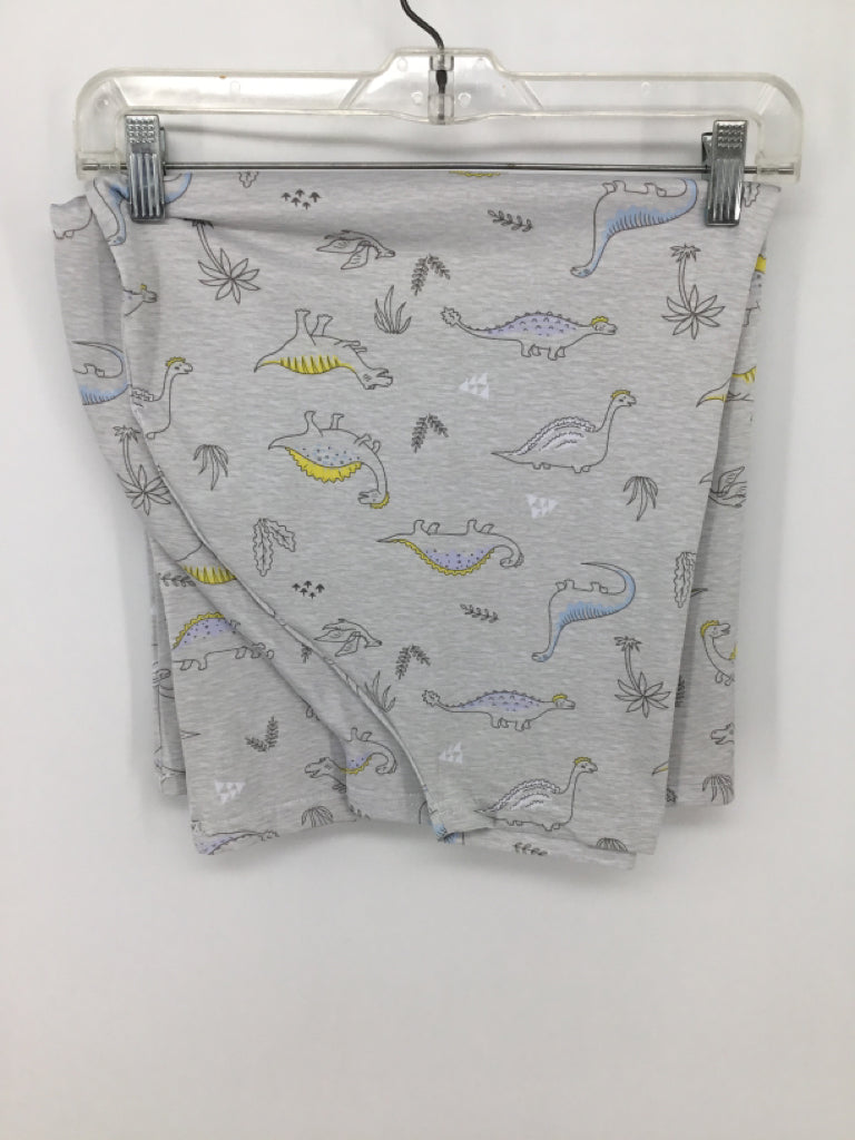 Modern Baby Gray Dinosaur Nursing Cover
