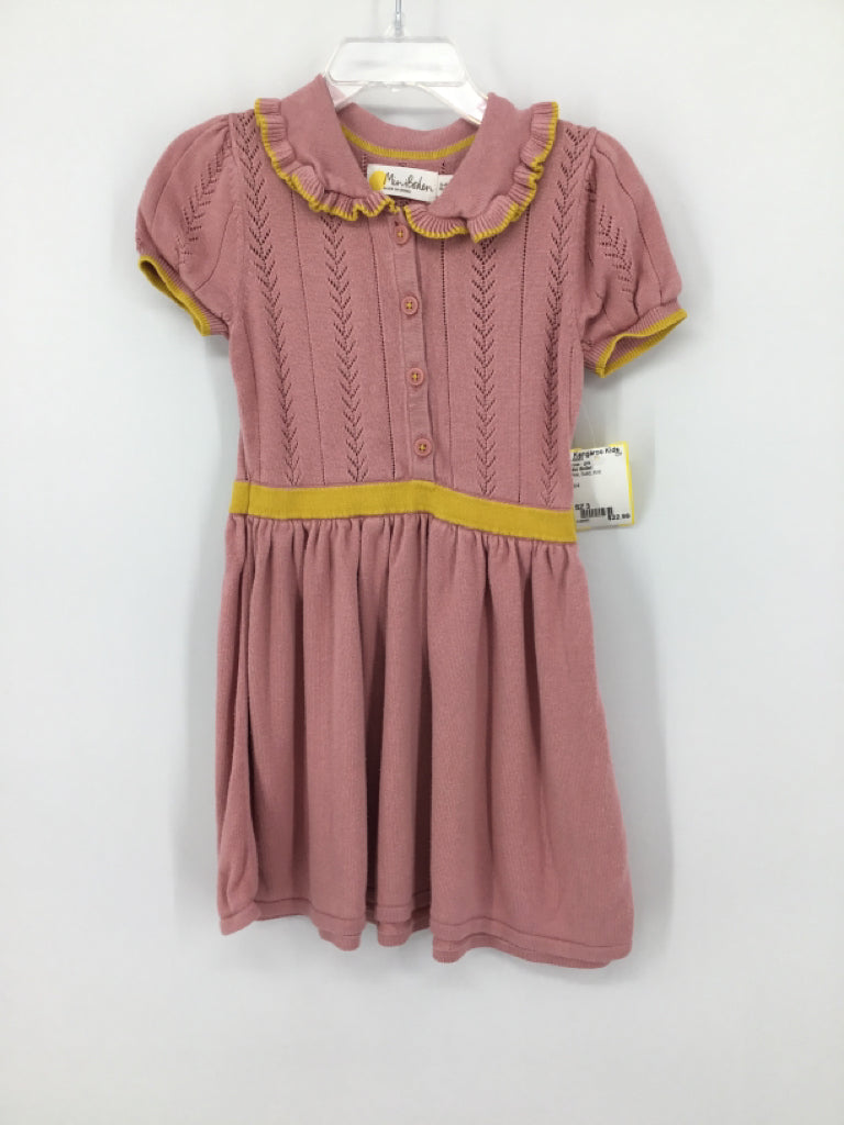Mini Boden Child Size 3 Pink Dress - girls