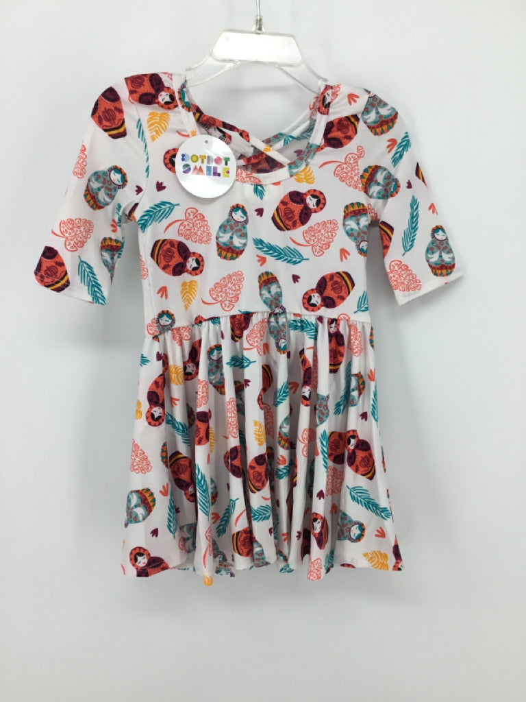 Dot Dot Smile Child Size 2 Multi-Color Dress - girls