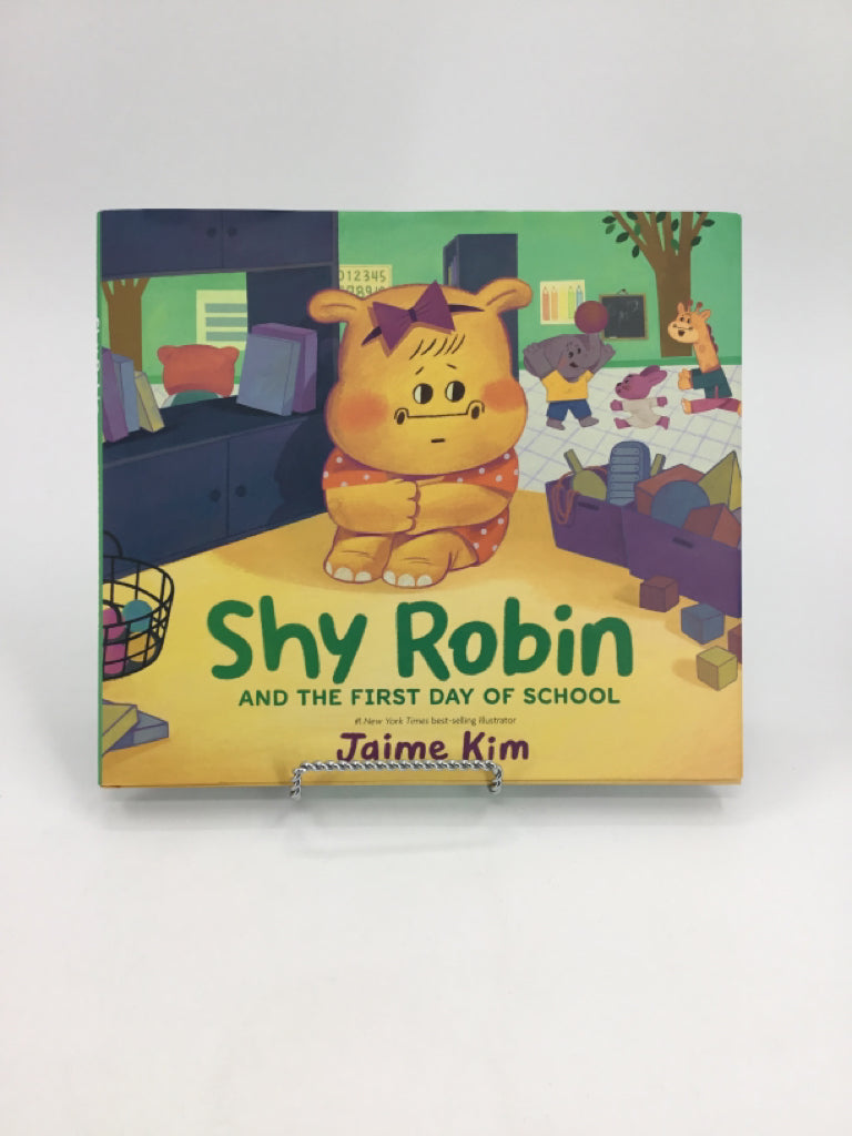 shy Robin And The First Day Of School Hardback Book