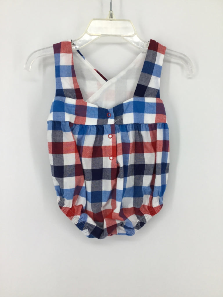 Cat & Jack Child Size 6-9 Months Multi-Color Stars & Stripes Outfit