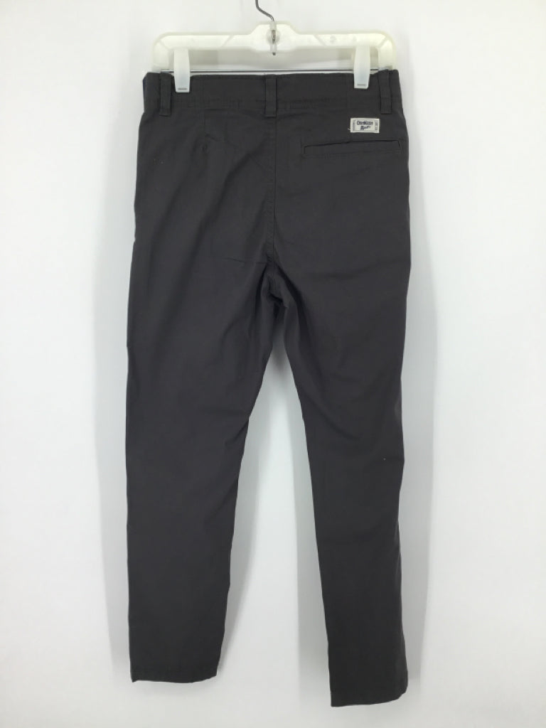 OshKosh B'gosh Child Size 10 Gray Solid Pants - boys