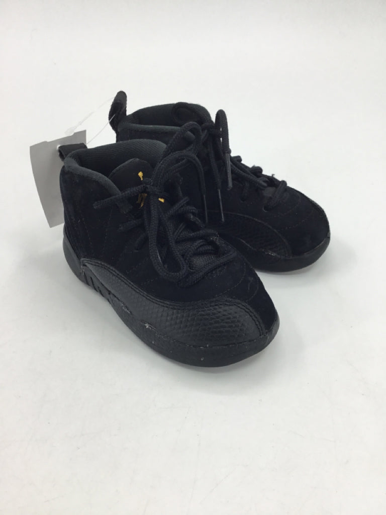 Air Jordan Child Size 7 Toddler Black Sneakers