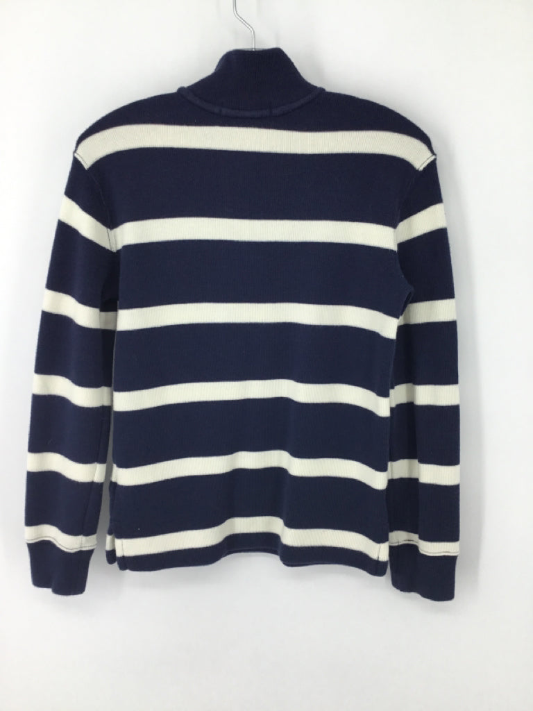 Ralph Lauren Child Size 8 Mauve Stripe Shirt - boys