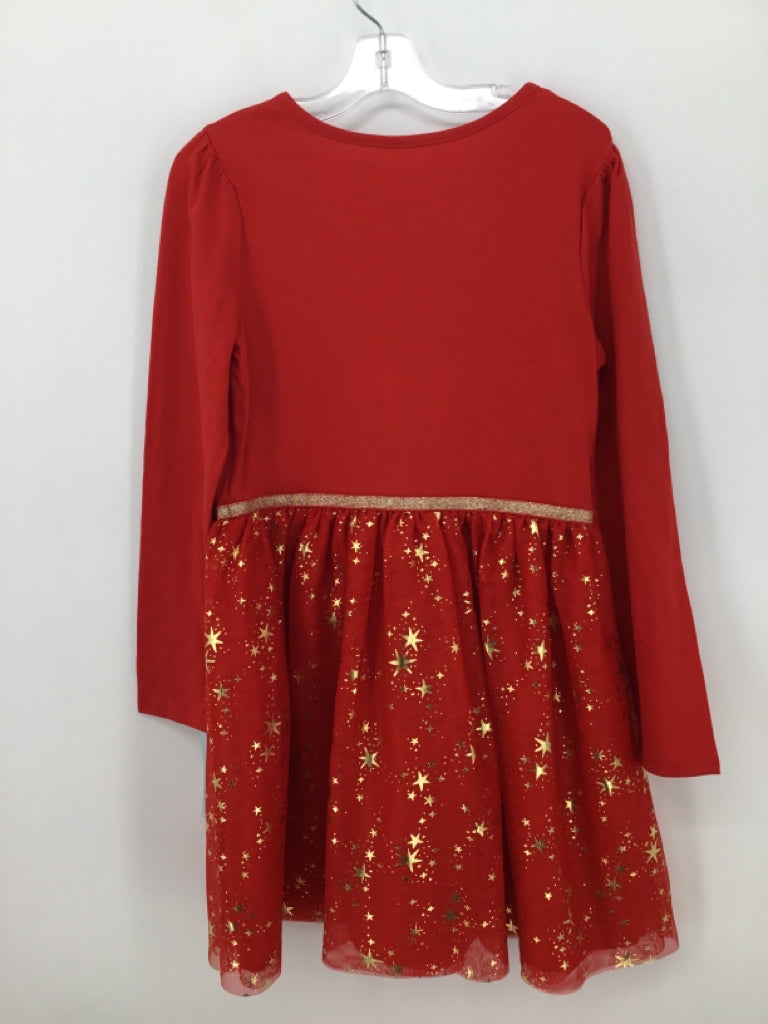 Cat & Jack Child Size 10 Red Stars & Stripes Dress