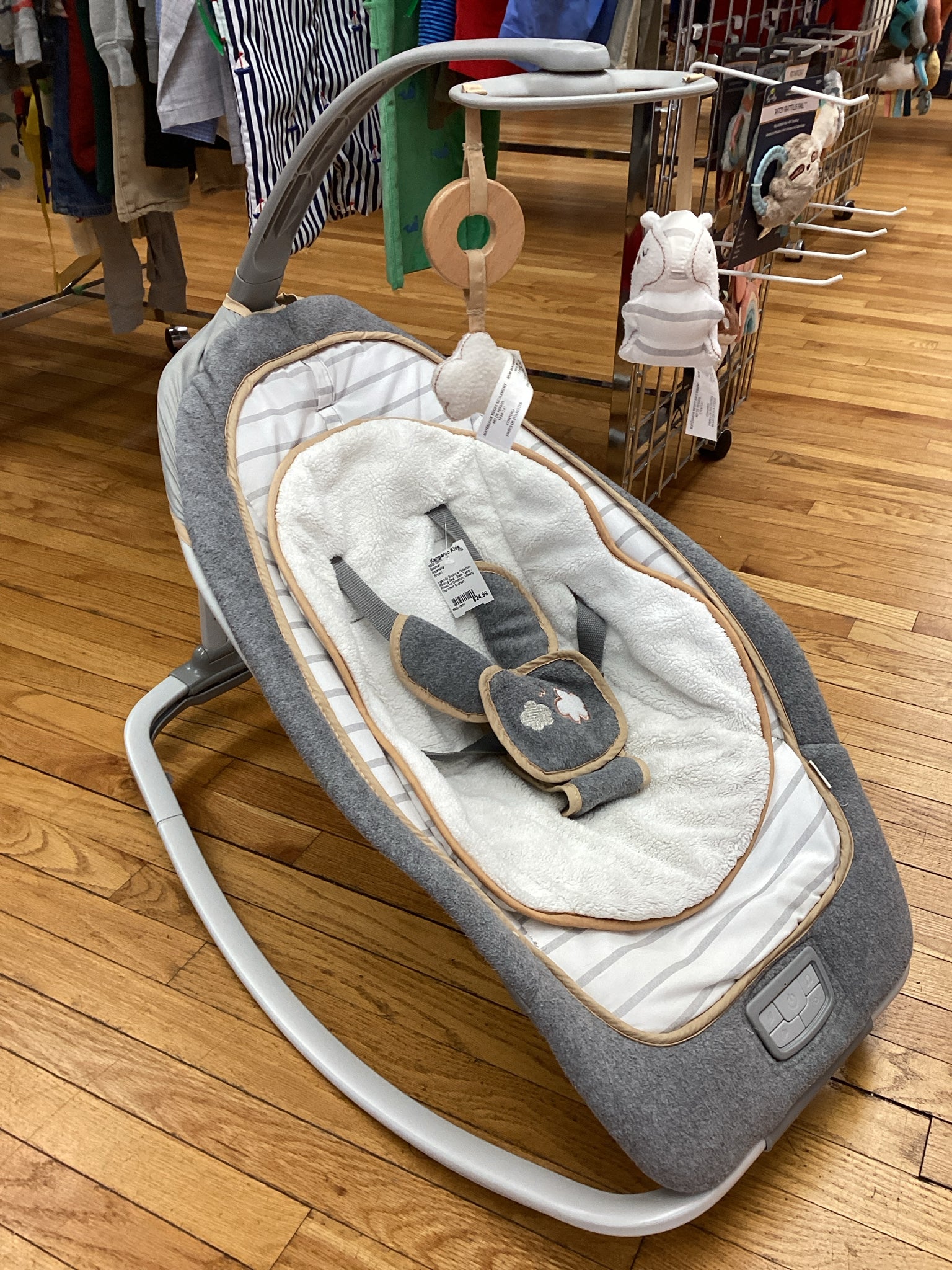 Ingenuity Boutique Collection Rocking Seat - Bella Teddy