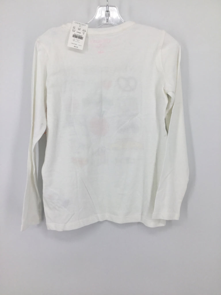 Crewcuts Child Size 8 White T-shirt - girls