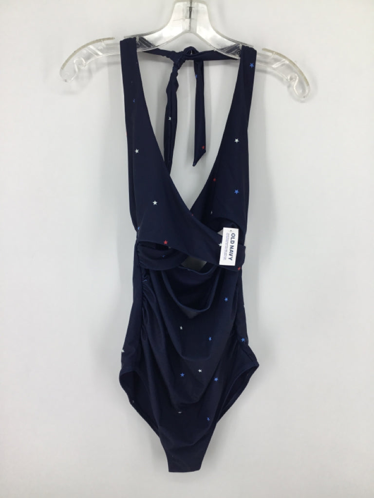 Old Navy Child Size S Navy Stars & Stripes Maternity Swimsuit