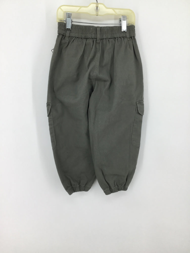 Zara Child Size 5 Green Solid Pants - boys
