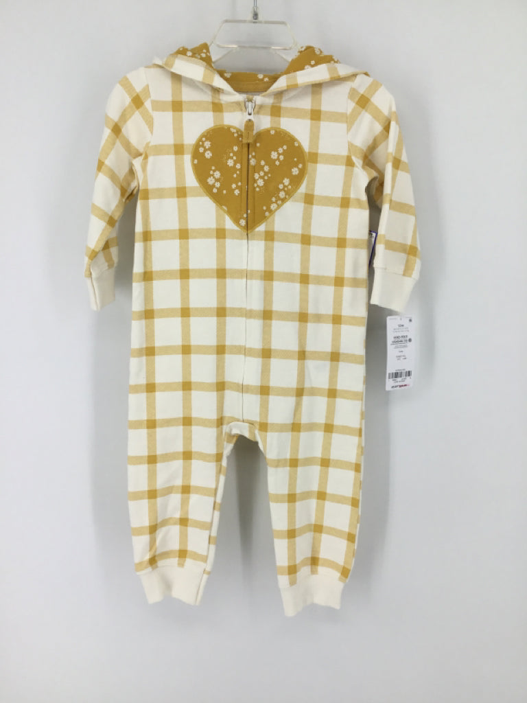 Carter's Child Size 12 Months Yellow Outfit - girls