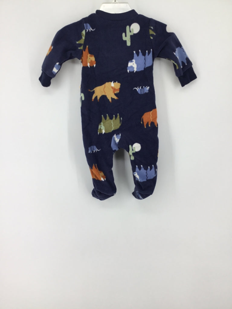 Carter's Child Size 3 Months Navy Sleepers