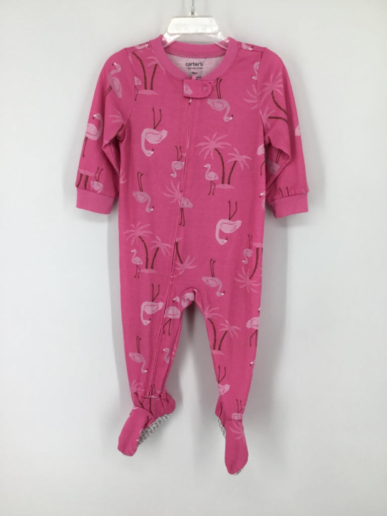Just One You Made by Carters Child Size 18 Months Pink Sleepers