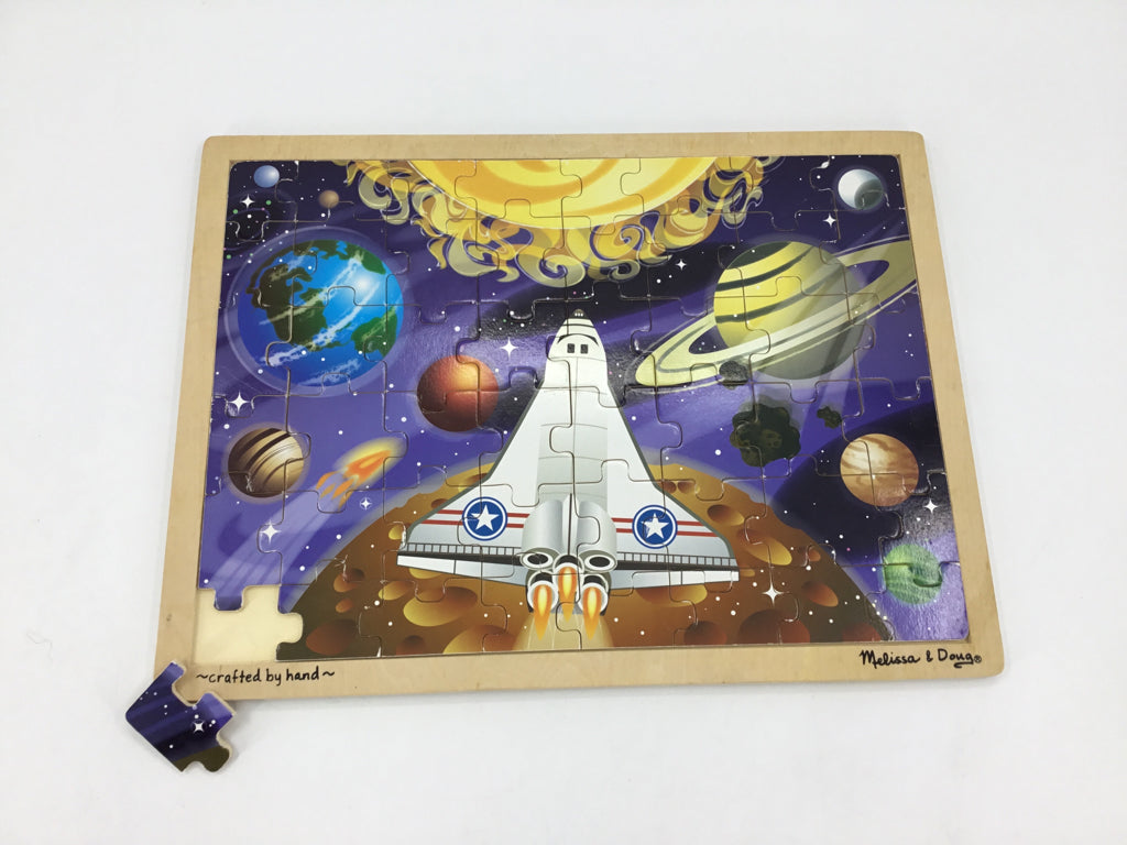 Melissa & Doug Space Voyage Wooden Jigsaw Puzzle