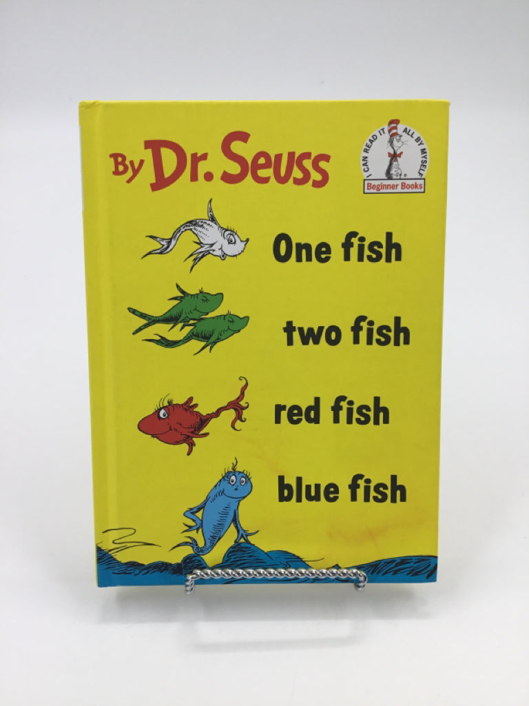 Dr Seuss One Fish Two Fish Red Fish Blue Fish Hardcover Book