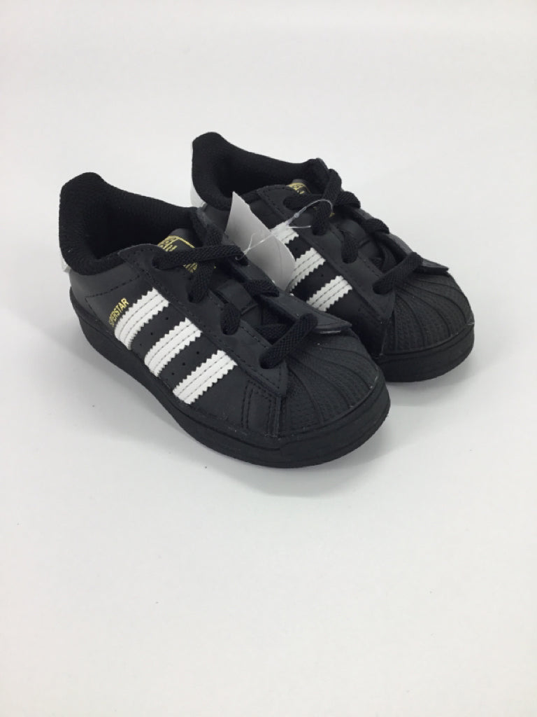 Adidas Child Size 6.5 Toddler Black Sneakers