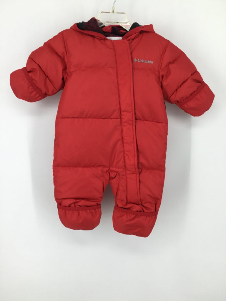 Columbia Child Size 3-6 Months Red Solid Outerwear - boys