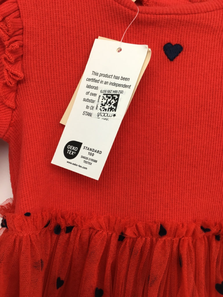 First Impressions Child Size 3-6 Months Red Valentine's Day Dress