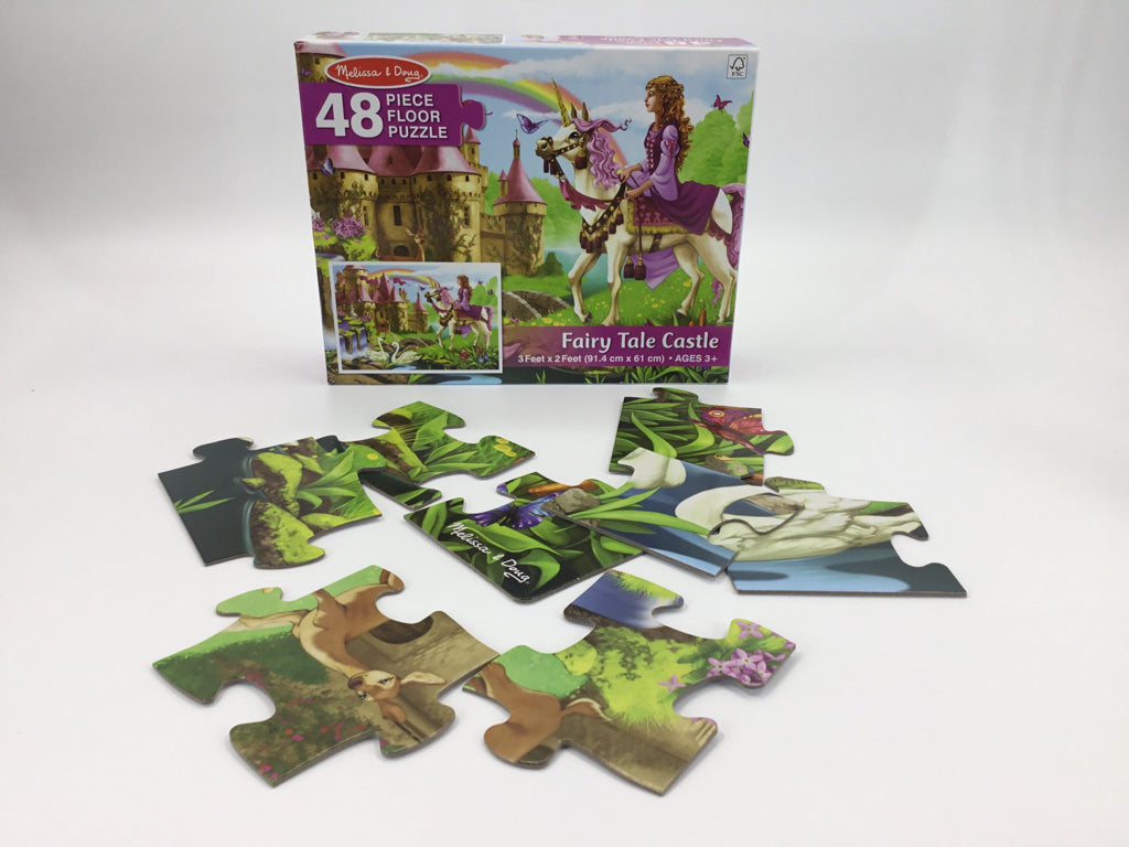 Melissa & Doug Fairy Tale Castle Floor Puzzle