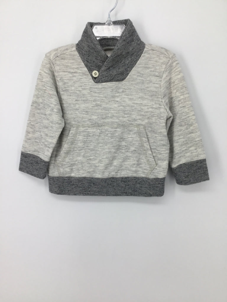 Baby Gap Child Size 18-24 Months Gray Marbled Shirt - boys
