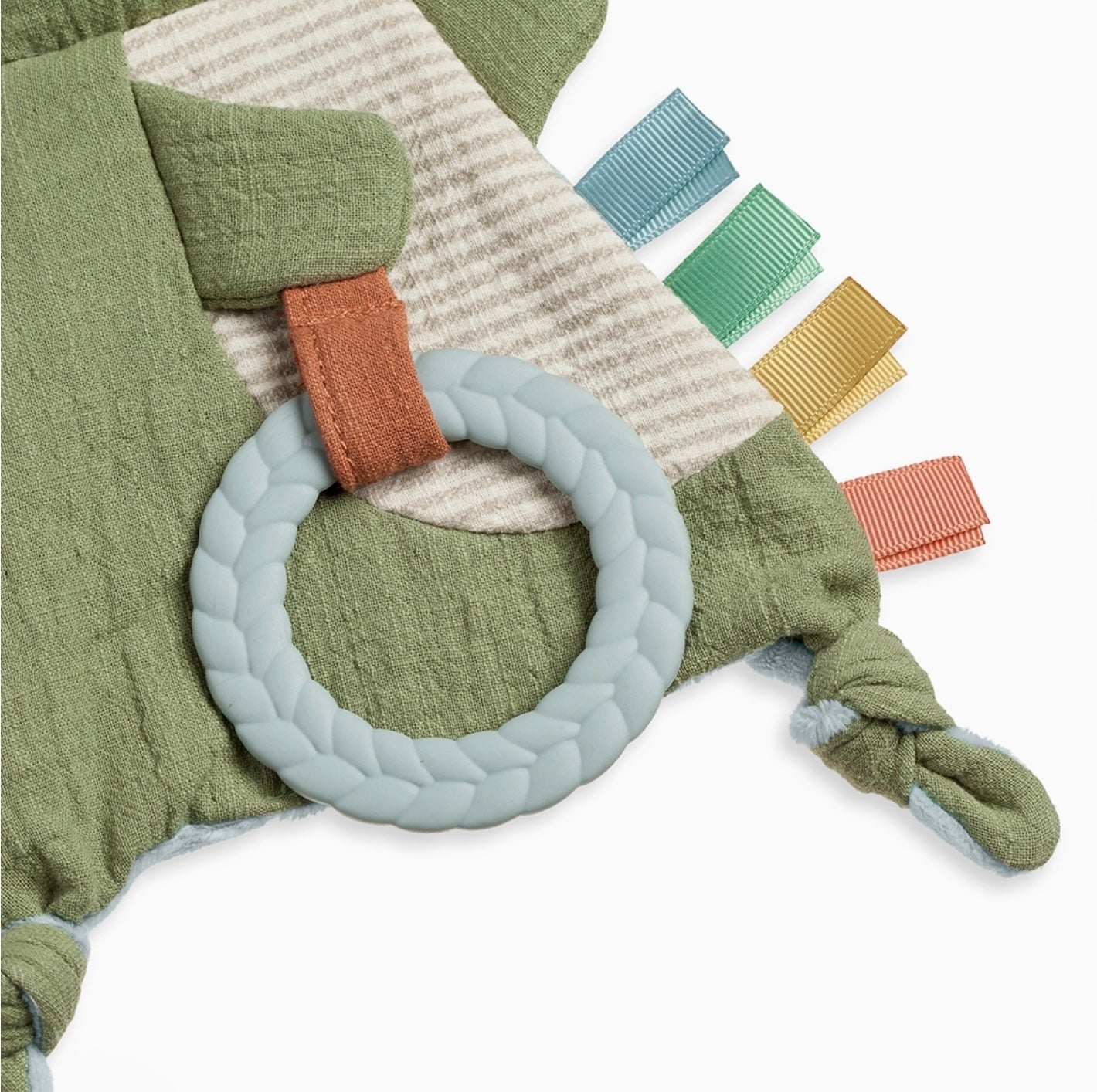 Itzy Ritzy - Bitzy Crinkle Sensory Toy with Teether (Dinosaur)