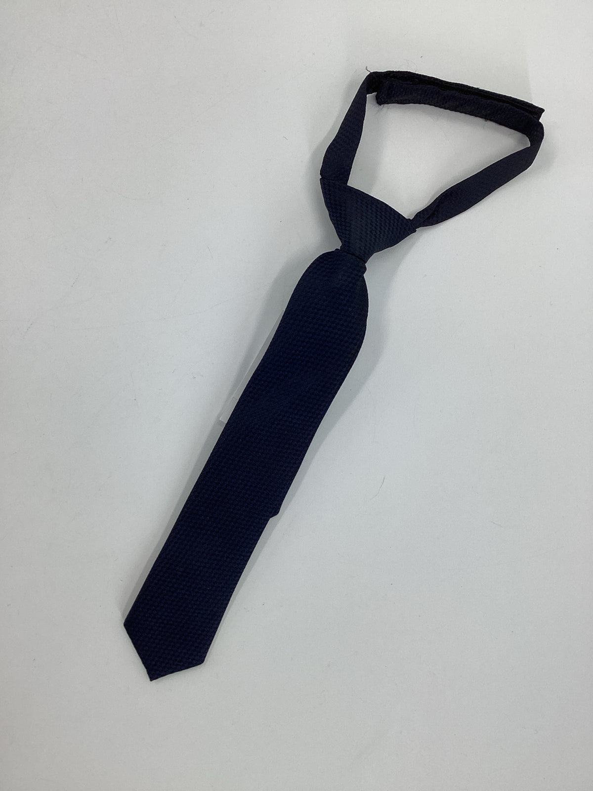 Child Size Toddler Navy Solid Tie