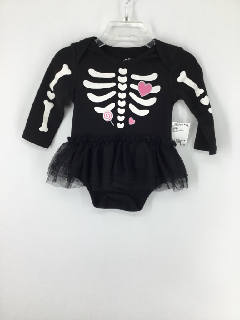 Celebrate! Child Size 3-6 Months Black Halloween Onesie