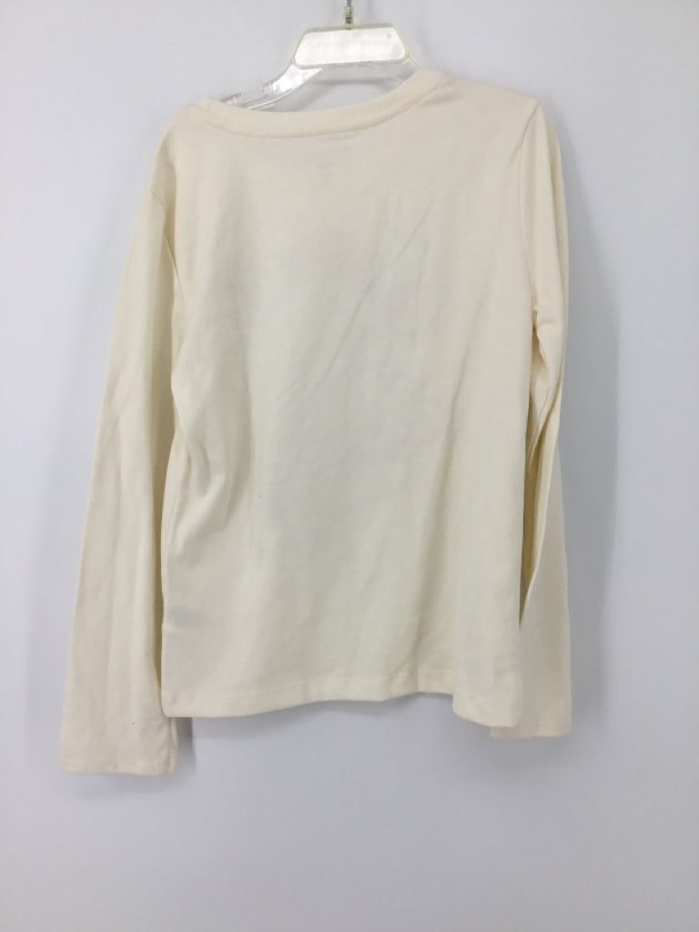 Holiday Time Child Size 7 Cream Christmas T-Shirt