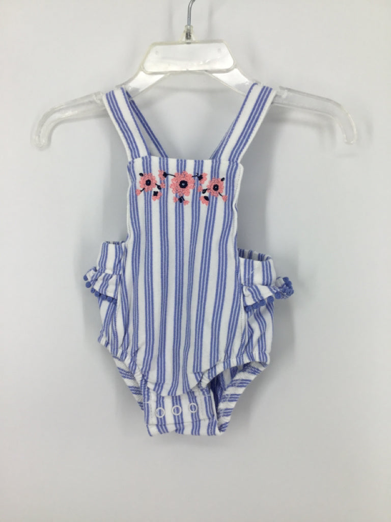 Carter's Child Size Newborn Blue Outfit - girls
