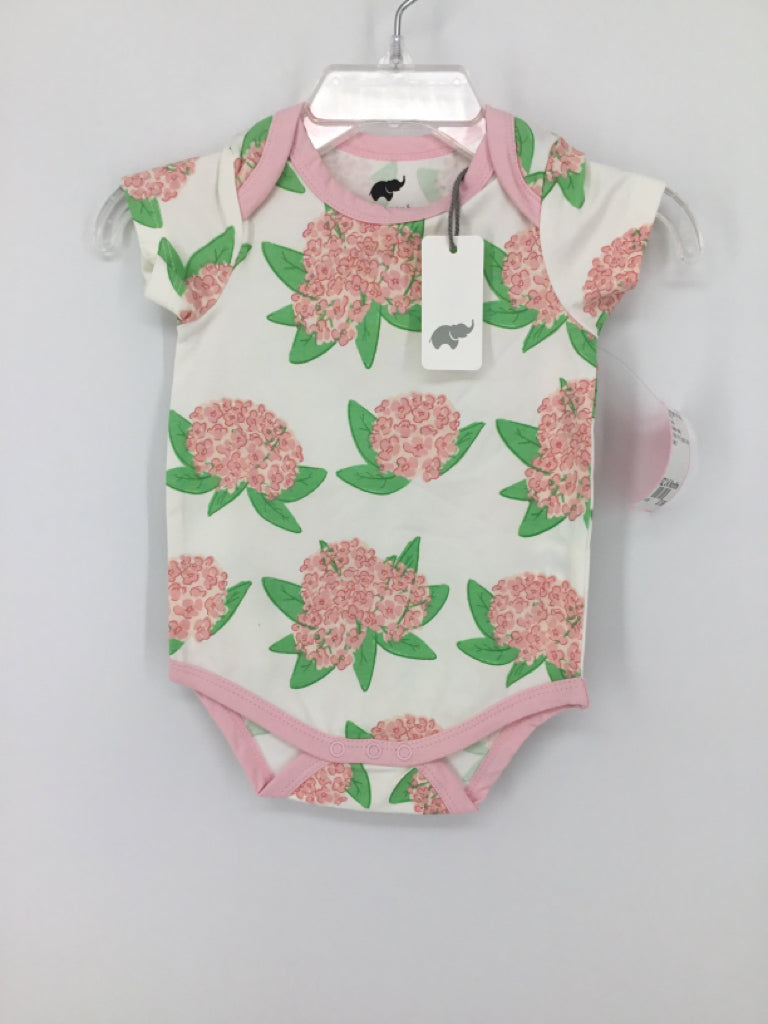 Monica + Andy Child Size 3-6 Months White Onesie