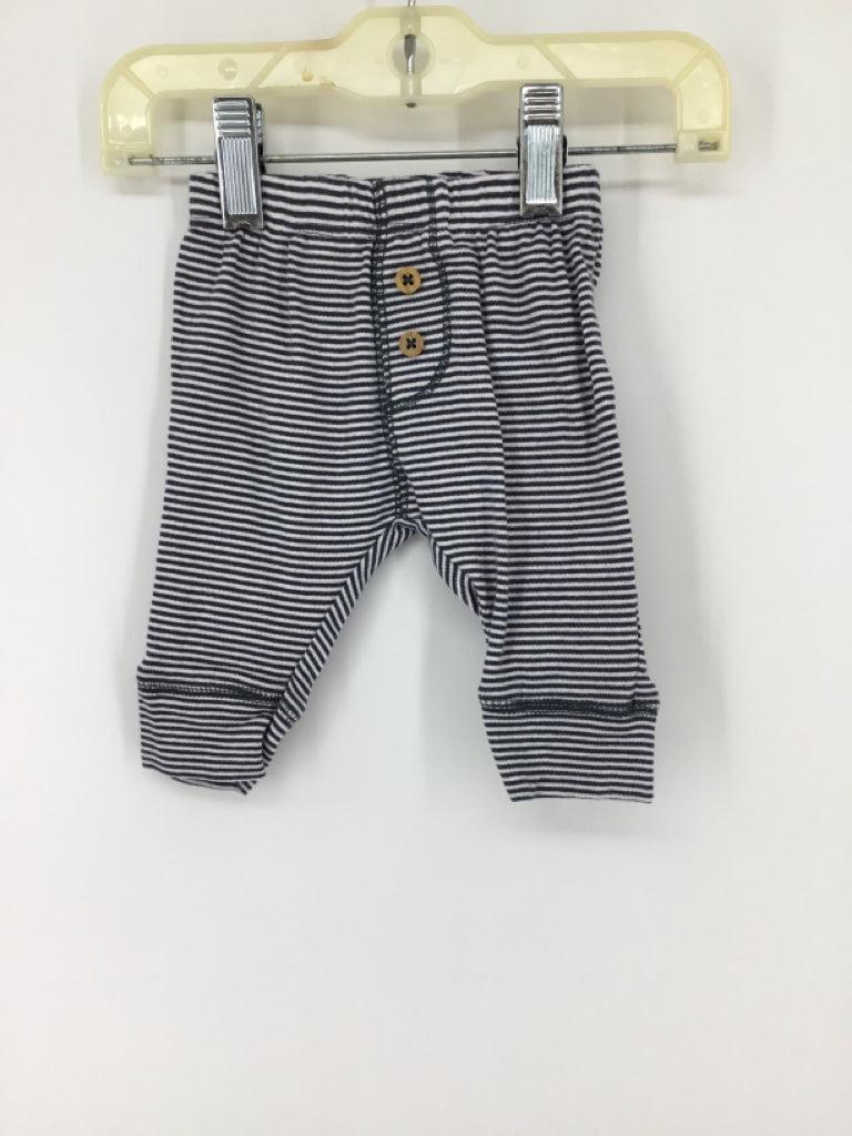 Carter's Child Size 3 Months Navy Stripe Pants - boys