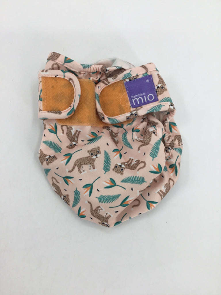 Bambino Mio Child Size ONE Pink Print Cover Cloth Diaper
