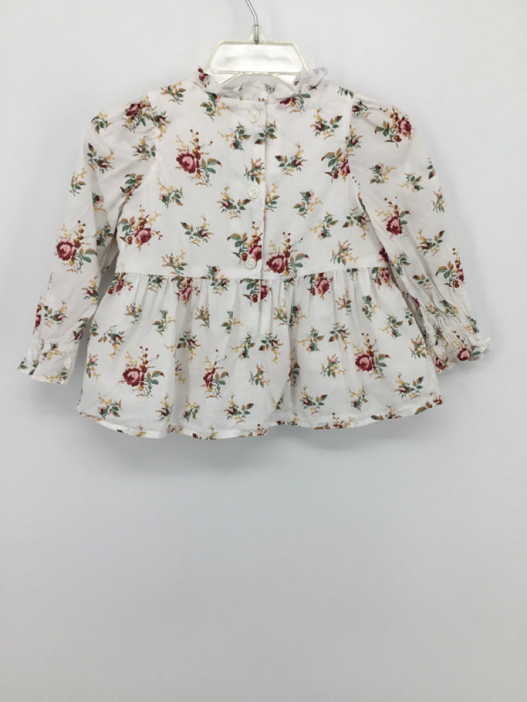 Janie and Jack Child Size 12-18 Months White Shirt - girls