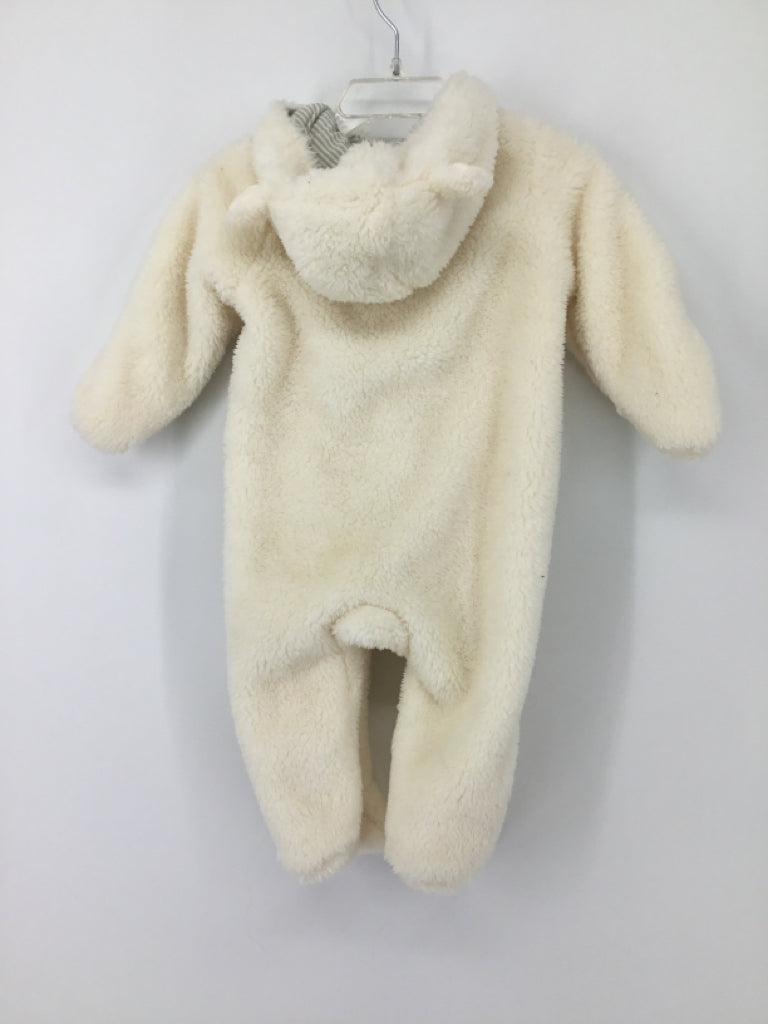 Just One You Made by Carters Child Size 6 Months White Solid Outerwear - boys