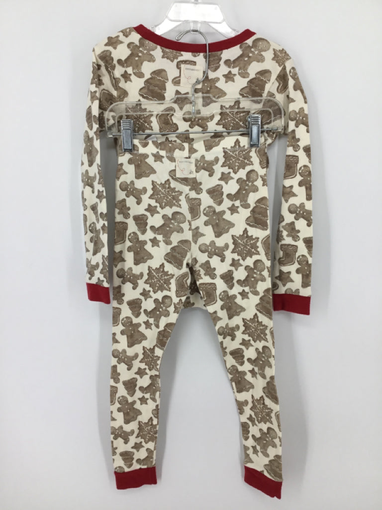 Burt's Bees Baby Child Size 5 Tan Christmas Pajamas