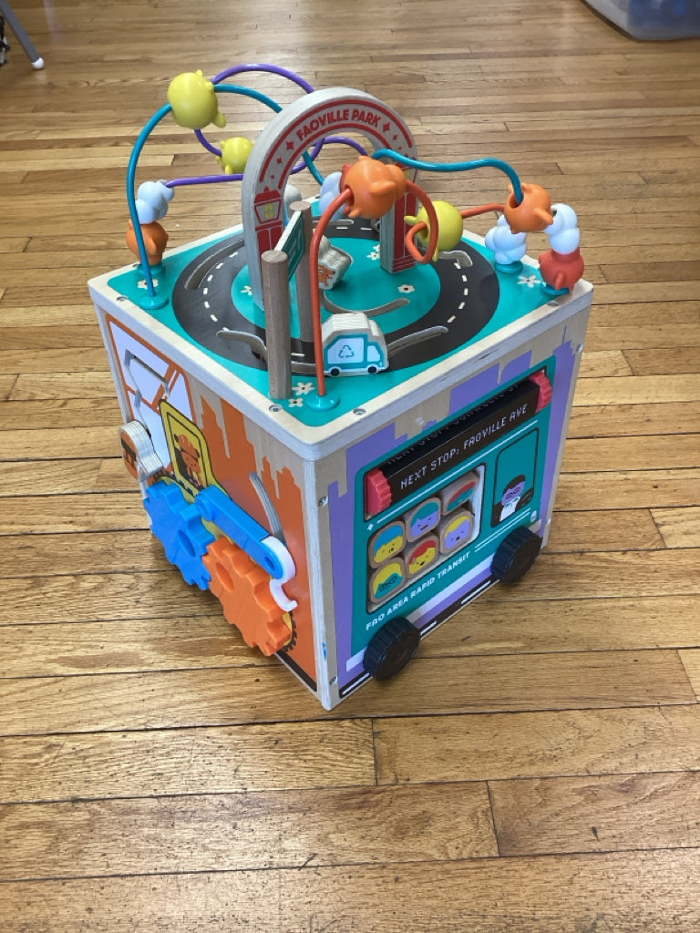 FAO Schwartz Busy City Wooden Activity Toy