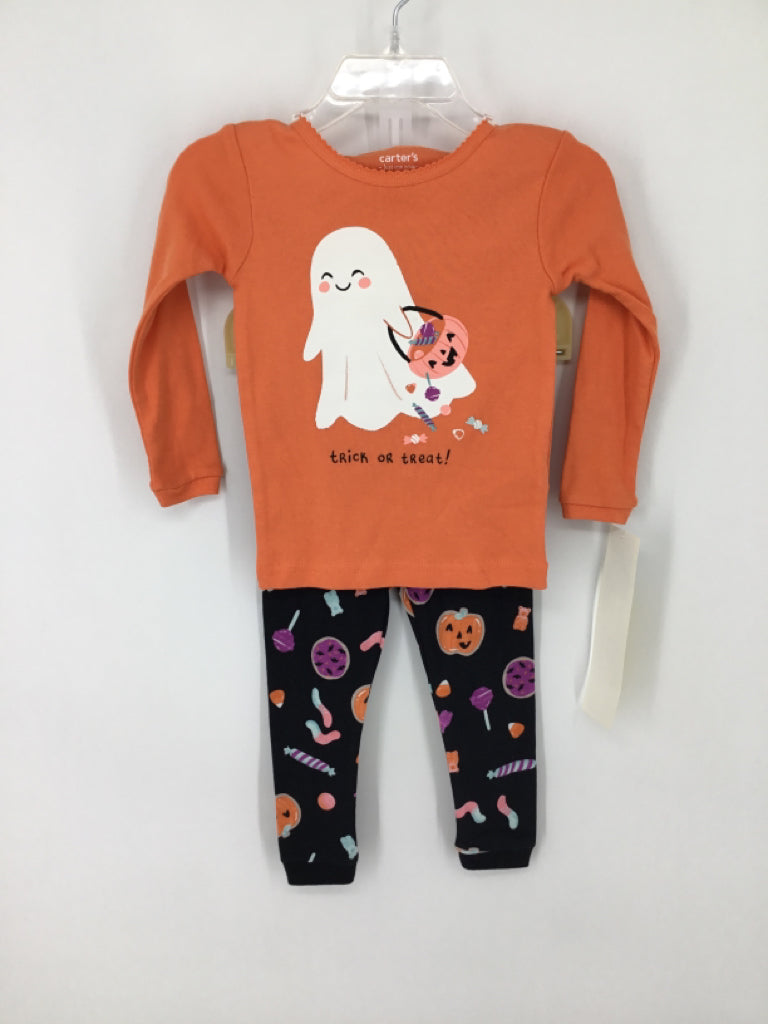 Just One You Made by Carters Child Size 12 Months Orange Halloween Outfit