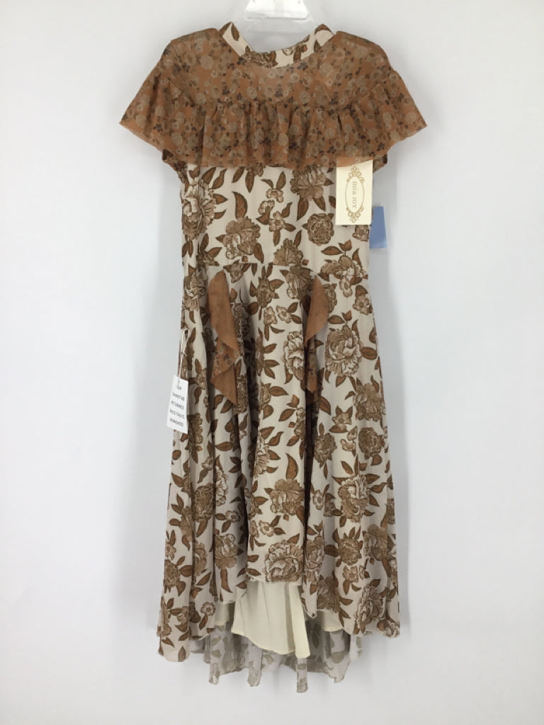 Mia Joy Child Size 6 Tan Dress - girls