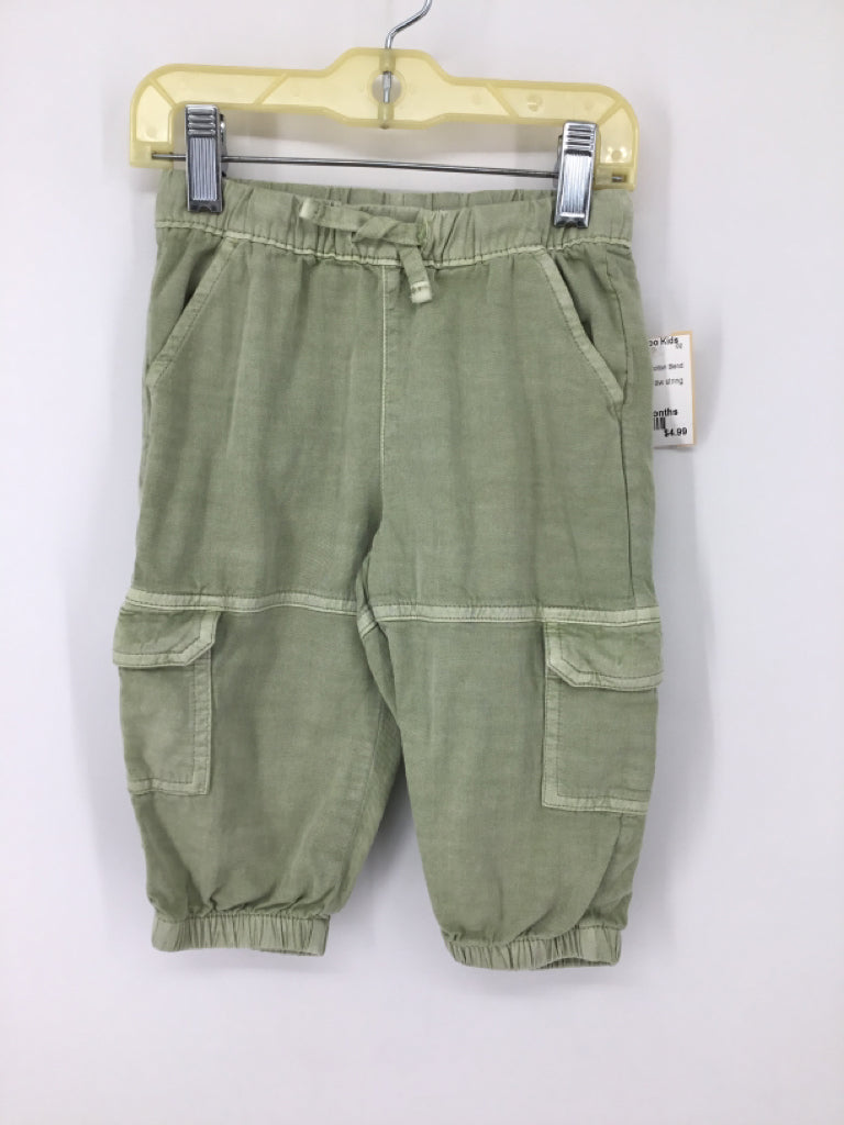 Cat & Jack Child Size 18 Months Green Solid Pants - boys