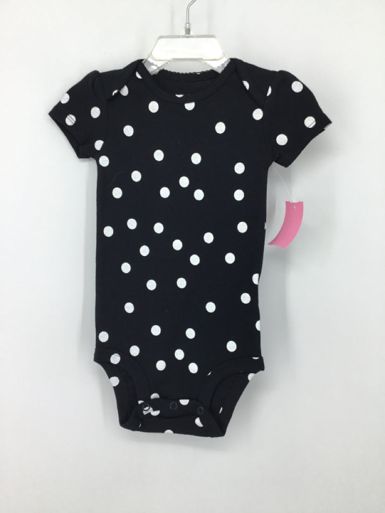 Carter's Child Size 12 Months Black Onesie