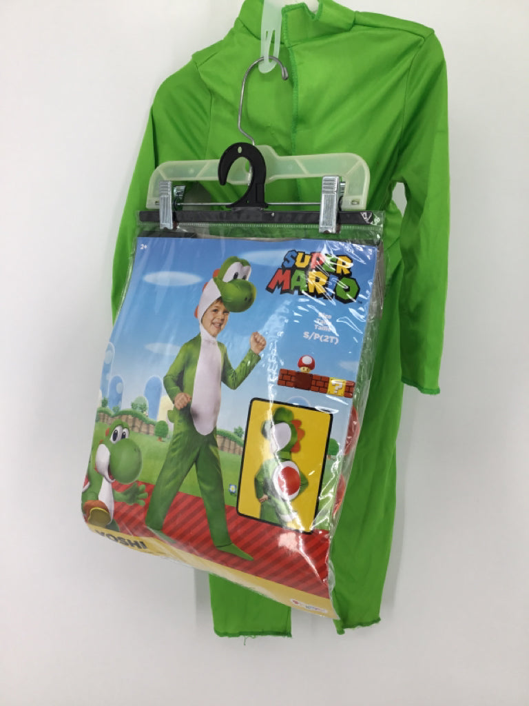Disguise Child Size 2 Green Super Mario Yoshi Halloween Costume