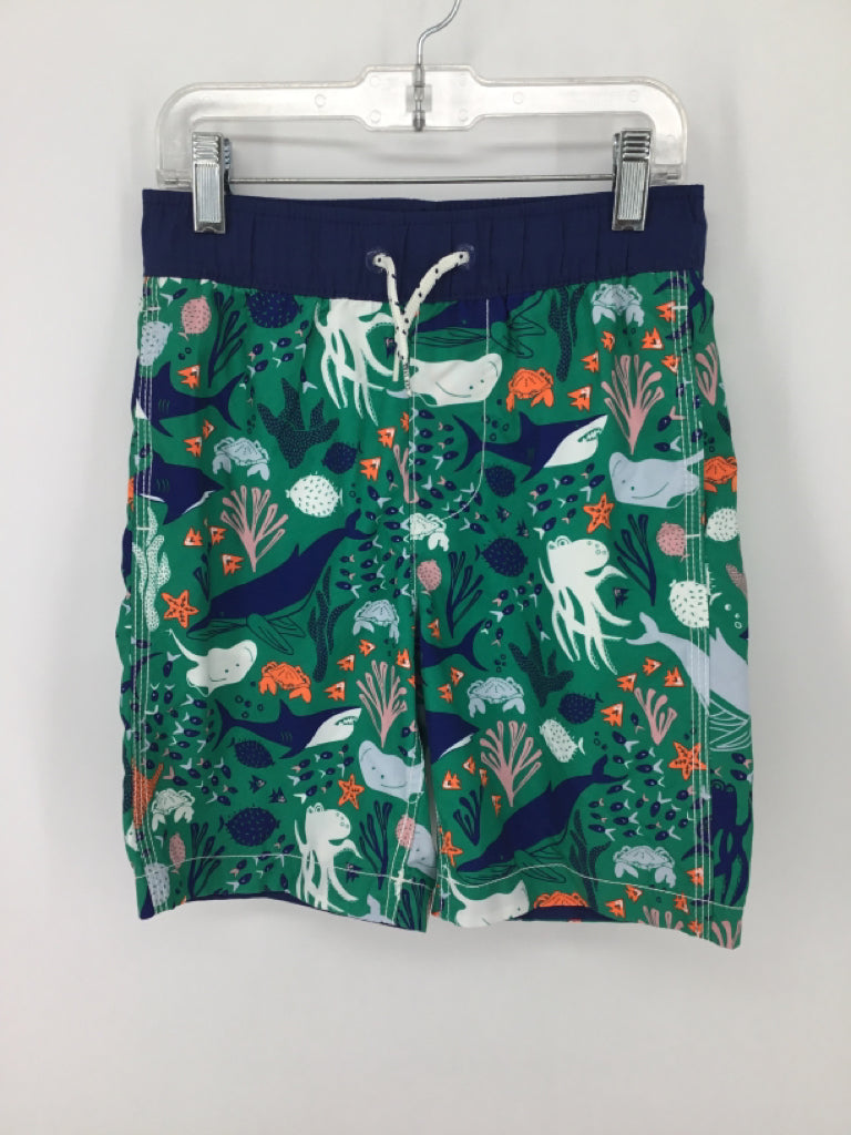 Gap Kids Child Size 6 Green Print Swimwear - boys