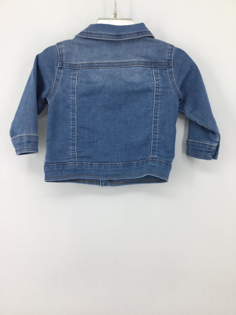 Cat & Jack Child Size 6-9 Months Blue Solid Jacket - boys