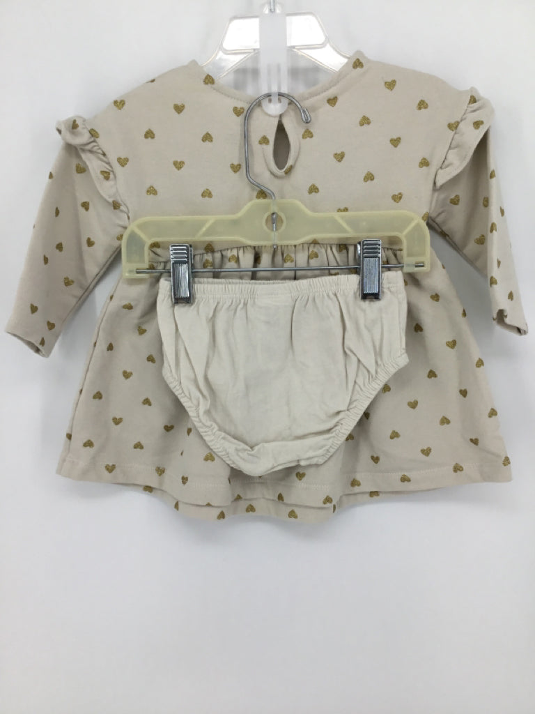 Carter's Child Size 9 Months Tan Dress - girls