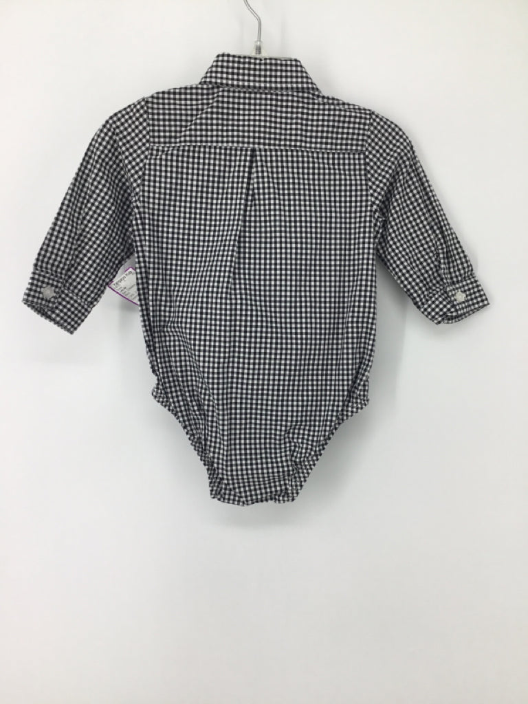 Little Me Child Size 9 Months Black Onesie