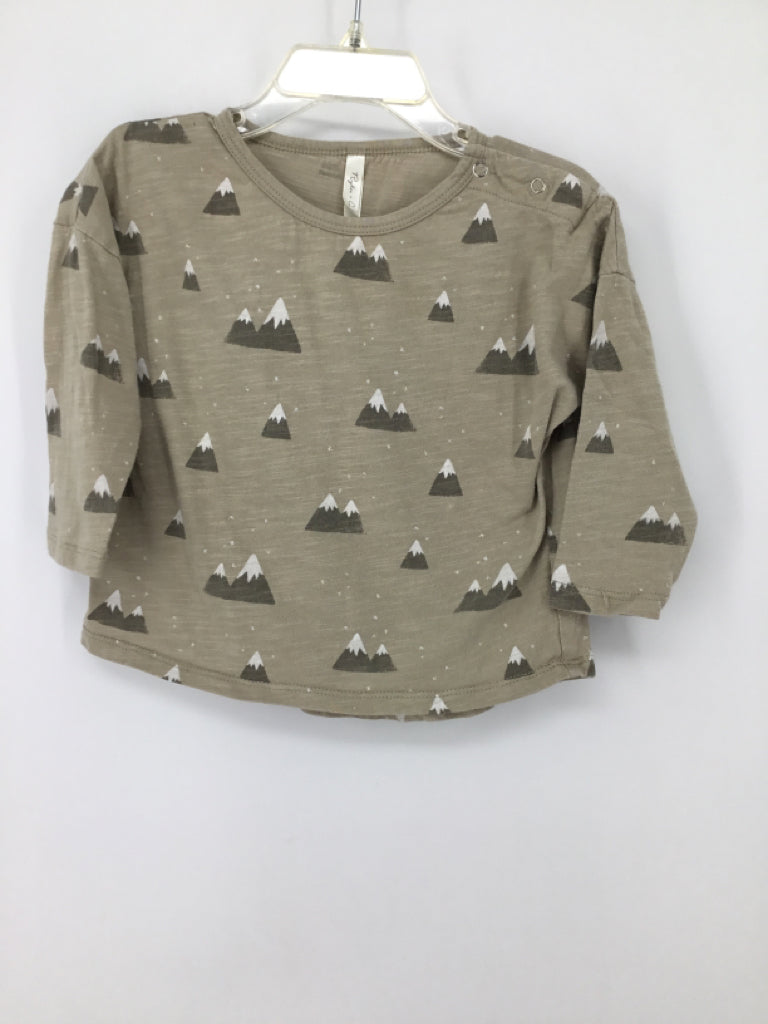 Rylee & Cru Child Size 12-18 Months Tan Print T-shirt - boys