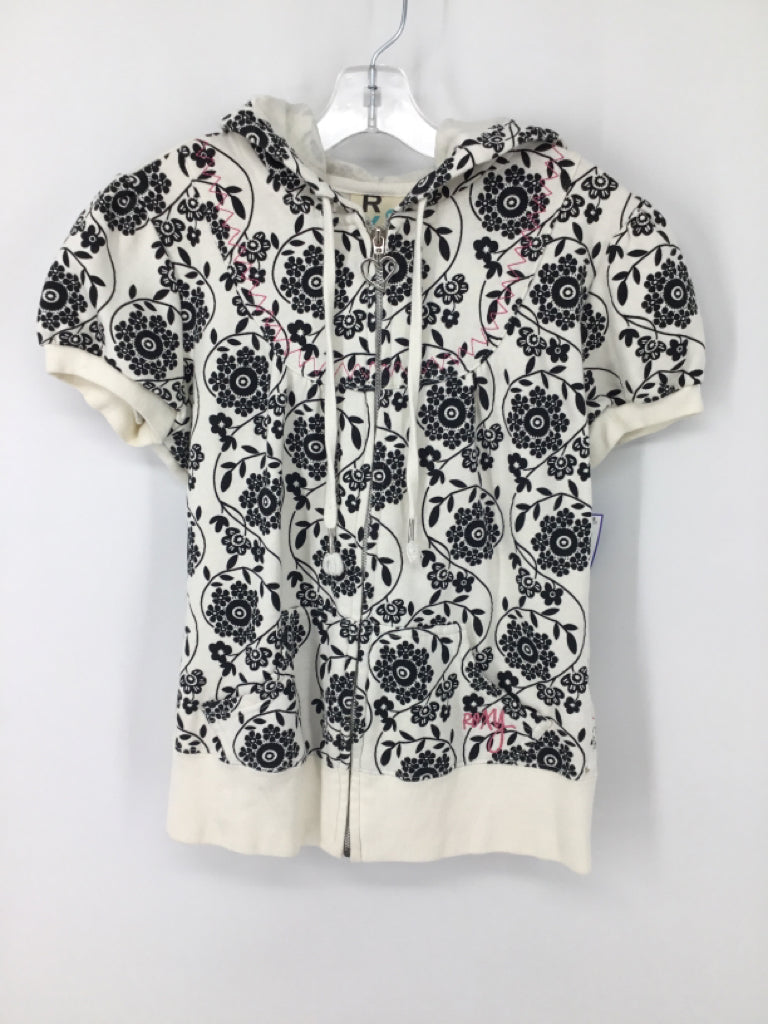 Roxy Girl Child Size 8 Black Hoodie - girls