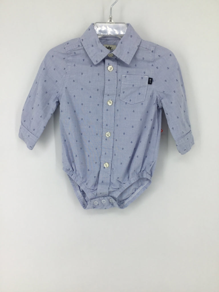 baby B'gosh Child Size 9 Months Blue Onesie