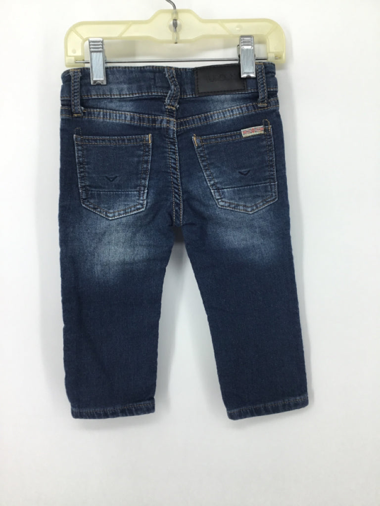 Hudson Child Size 18 Months Blue Solid Jeans - boys