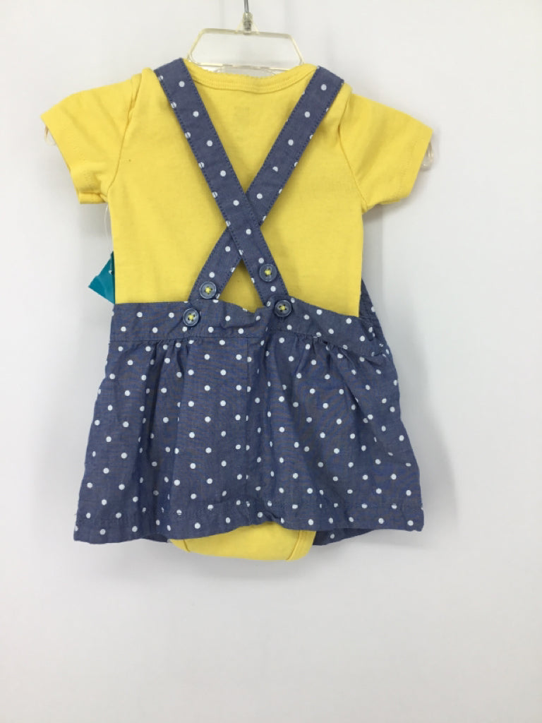 Just One You Made by Carters Child Size 6 Months Blue Outfit - girls